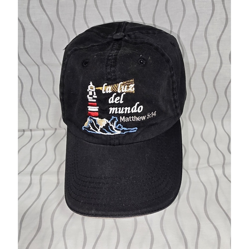 Matthew 5:14‎ La Luz Del Mundo Black Hat One Size Adjustable Strap